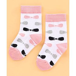 Cutewalk by Babyhug Anti Bacterial Socks Pack of 5 Pairs - Multicolour