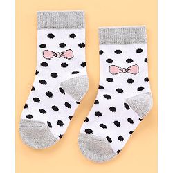 Cutewalk by Babyhug Anti Bacterial Socks Pack of 5 Pairs - Multicolour
