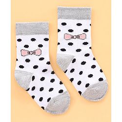 Cutewalk by Babyhug Anti Bacterial Socks Pack of 5 Pairs - Multicolour