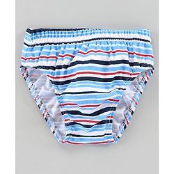 Babyhug 100% Cotton Briefs Multiprint Pack of 3 - Blue Red