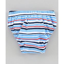 Babyhug 100% Cotton Briefs Multiprint Pack of 3 - Blue Red
