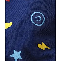 Babyhug 100% Cotton Briefs Multiprint Pack of 3 - Blue Red