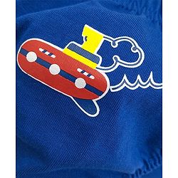 Babyhug 100% Cotton Breifs Pack of 3 - Blue, White
