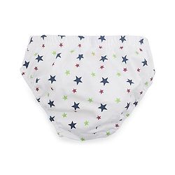 Babyhug 100% Cotton Briefs Pack of 3 - White Green