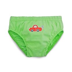 Babyhug 100% Cotton Briefs Pack of 3 - White Green