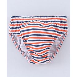 Babyhug 100% Cotton Brief Dino Print Pack of 3 - Orange