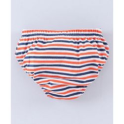 Babyhug 100% Cotton Brief Dino Print Pack of 3 - Orange