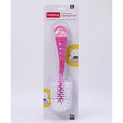 Babyhug Bottle Cleaning & Nipple Brush - Pink