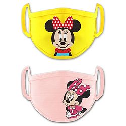 Babyhug 4 to 8 Years Washable & Reusable Knit Face Mask Minnie Mouse  - Pack of 2