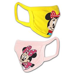 Babyhug 4 to 8 Years Washable & Reusable Knit Face Mask Minnie Mouse  - Pack of 2
