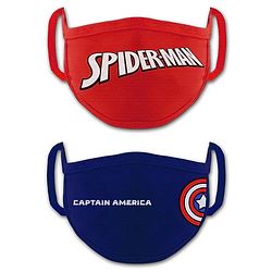 Babyhug 2 to 4 Years Washable & Reusable Knit Face Mask Superheroes - Pack of 2