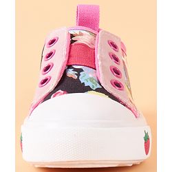 Cute Walk by Babyhug Casual Shoes Floral Print - Dark Pink