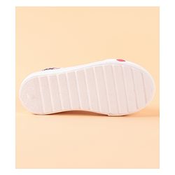 Cute Walk by Babyhug Casual Shoes Floral Print - Dark Pink