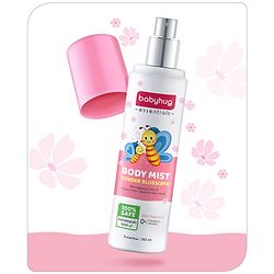 Babyhug Baby Memories Gentle Body Mist  150ml | Alcohol Free | Dermatologically Tested | Skin Friendly | Safe | Everyday Wear