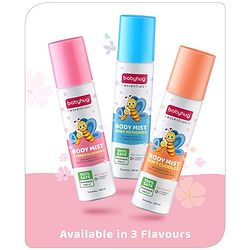 Babyhug Baby Memories Gentle Body Mist  150ml | Alcohol Free | Dermatologically Tested | Skin Friendly | Safe | Everyday Wear