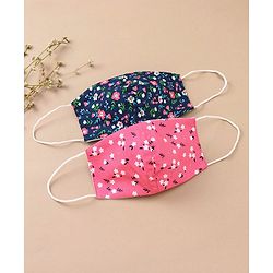 Babyhug Facemask Printed Pack Of 2 - Multcicolor