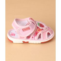 Cute Walk by Babyhug Closed Toe Sandals - Light Pink