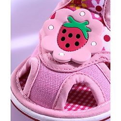 Cute Walk by Babyhug Closed Toe Sandals - Light Pink