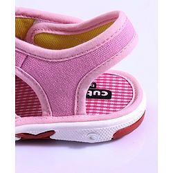 Cute Walk by Babyhug Closed Toe Sandals - Light Pink