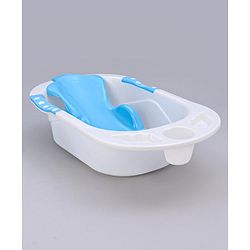 Babyhug Dolphin Bath Tub With Sling - Blue