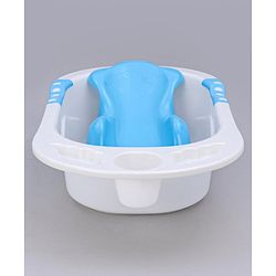 Babyhug Dolphin Bath Tub With Sling - Blue