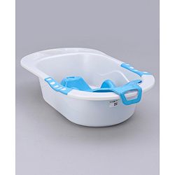 Babyhug Dolphin Bath Tub With Sling - Blue