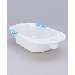 Babyhug Dolphin Bath Tub With Sling - Blue