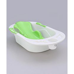 Babyhug Dolphin Bath Tub With Sling - Green