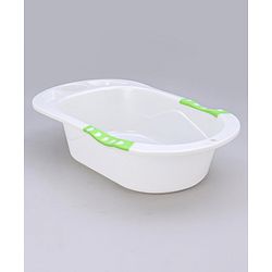 Babyhug Dolphin Bath Tub With Sling - Green
