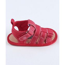 Cute Walk by Babyhug Booties - Red