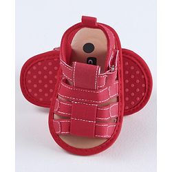 Cute Walk by Babyhug Booties - Red