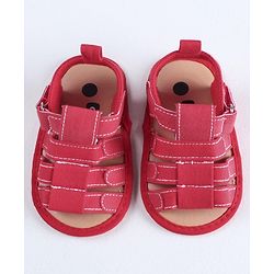 Cute Walk by Babyhug Booties - Red