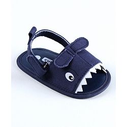 Cute Walk by Babyhug Booties Monster Design - Blue