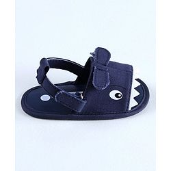 Cute Walk by Babyhug Booties Monster Design - Blue