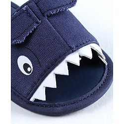 Cute Walk by Babyhug Booties Monster Design - Blue