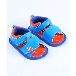 Cute Walk by Babyhug Sandals Style Booties Whale Patch  - Blue