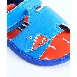 Cute Walk by Babyhug Sandals Style Booties Whale Patch  - Blue