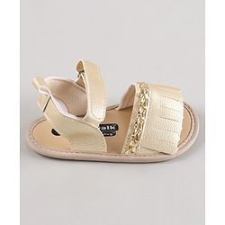 Cute Walk by Babyhug Sandal Style Booties - Rose Gold