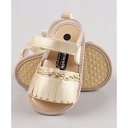 Cute Walk by Babyhug Sandal Style Booties - Rose Gold