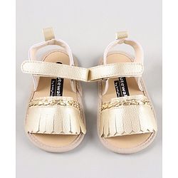 Cute Walk by Babyhug Sandal Style Booties - Rose Gold