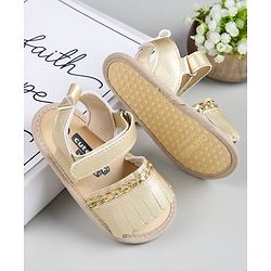 Cute Walk by Babyhug Sandal Style Booties - Rose Gold