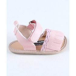 Cute Walk by Babyhug Sandal Style Booties - Rose Gold