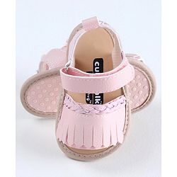 Cute Walk by Babyhug Sandal Style Booties - Rose Gold