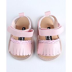 Cute Walk by Babyhug Sandal Style Booties - Rose Gold