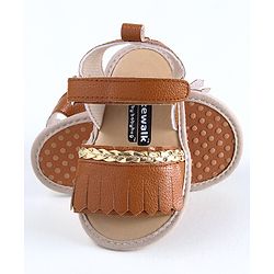 Cute Walk by Babyhug Sandal Style Booties - Rose Gold