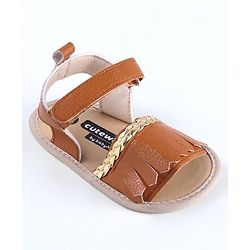 Cute Walk by Babyhug Sandal Style Booties - Rose Gold