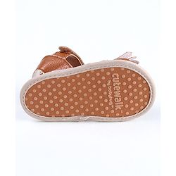 Cute Walk by Babyhug Sandal Style Booties - Rose Gold