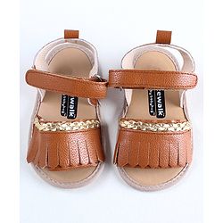 Cute Walk by Babyhug Sandal Style Booties - Rose Gold