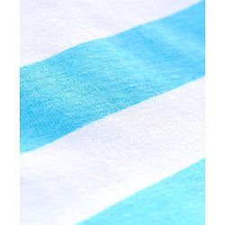 Babyhug Half Sleeves Biowashed Striped Tee - Blue