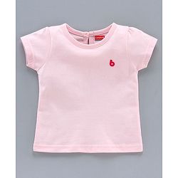 Babyhug Half Sleeves Solid Color Tee Pack of 3 - Pink